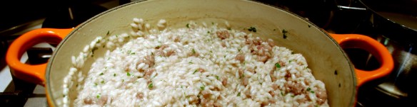 risotto monzese in cottura