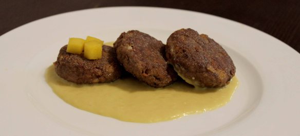 Polpette in salsa di mango