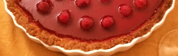 Torta lamponi e ganache al cioccolato bianco